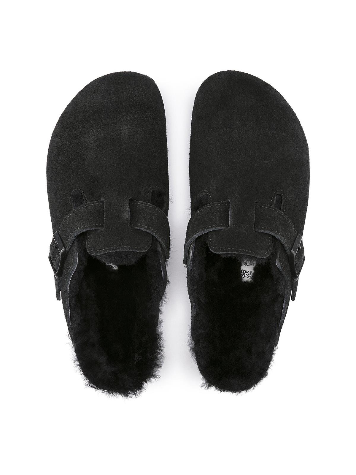 Birkenstock Boston Fur 0259883 Clogs with Fur