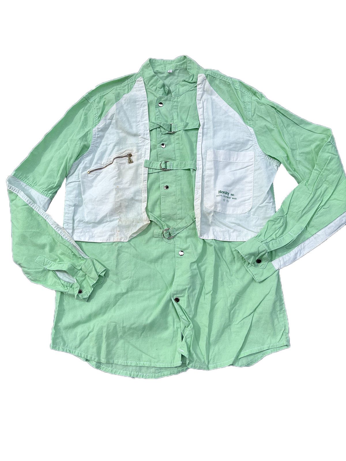 GIGOLÈ ARCHIVE Honky 2 camicia bicolore