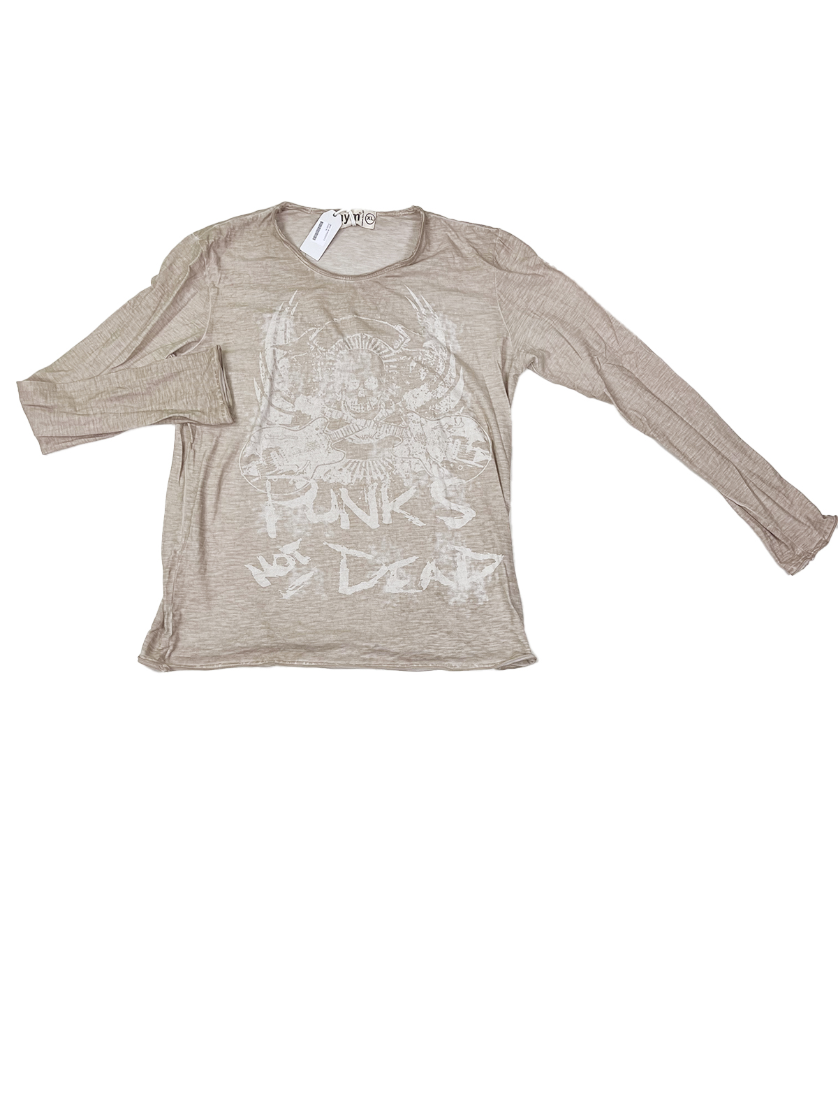 GIGOLÈ ARCHIVE Punk’s Not Dead T-Shirt a manica lunga