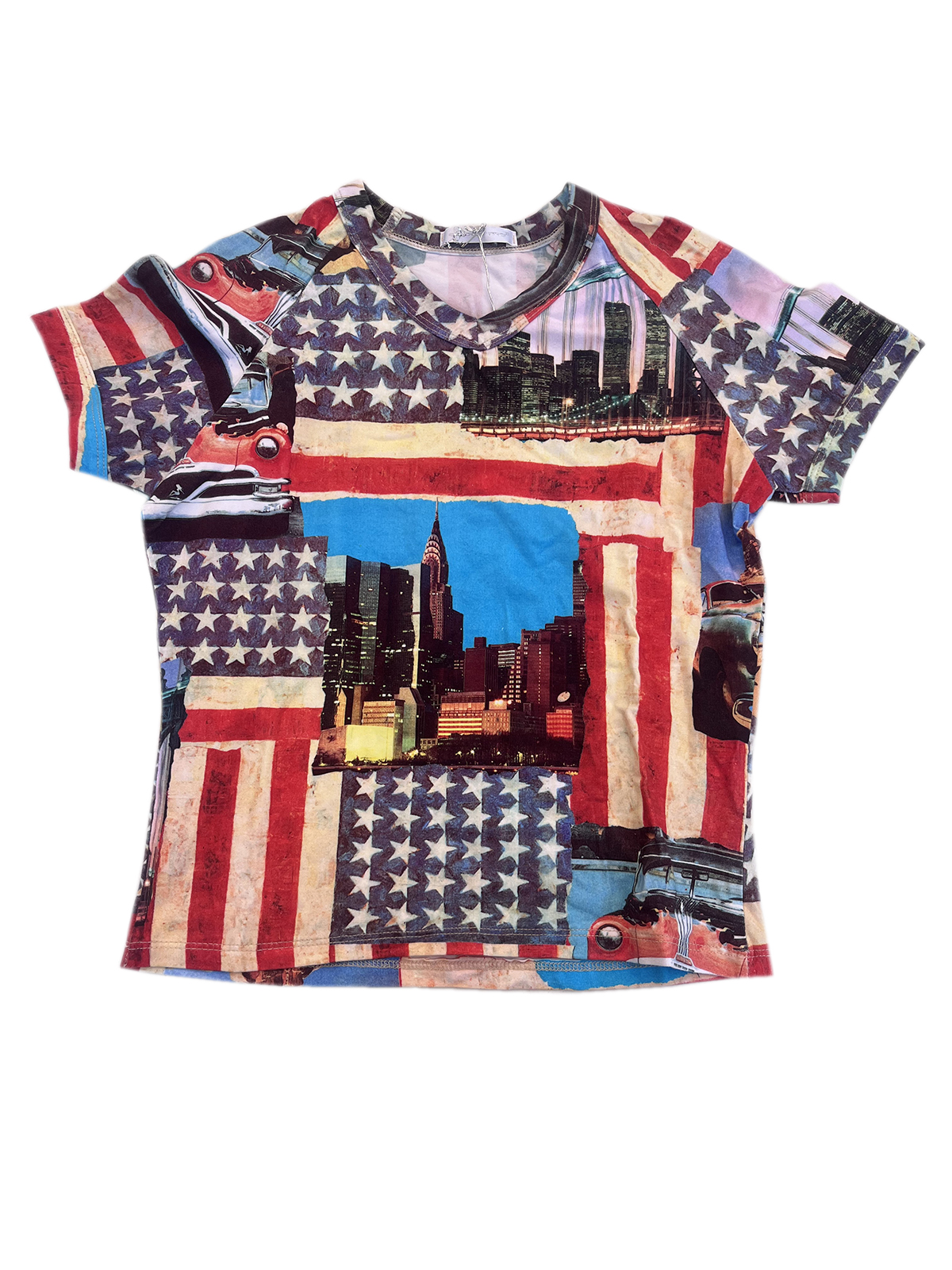 GIGOLÈ ARCHIVE Exoos Multicolour T-Shirt America