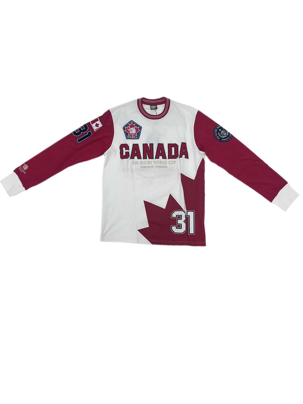 WILLIAMS WILSON Sportive Canada Polo T-Shirt a manica lunga