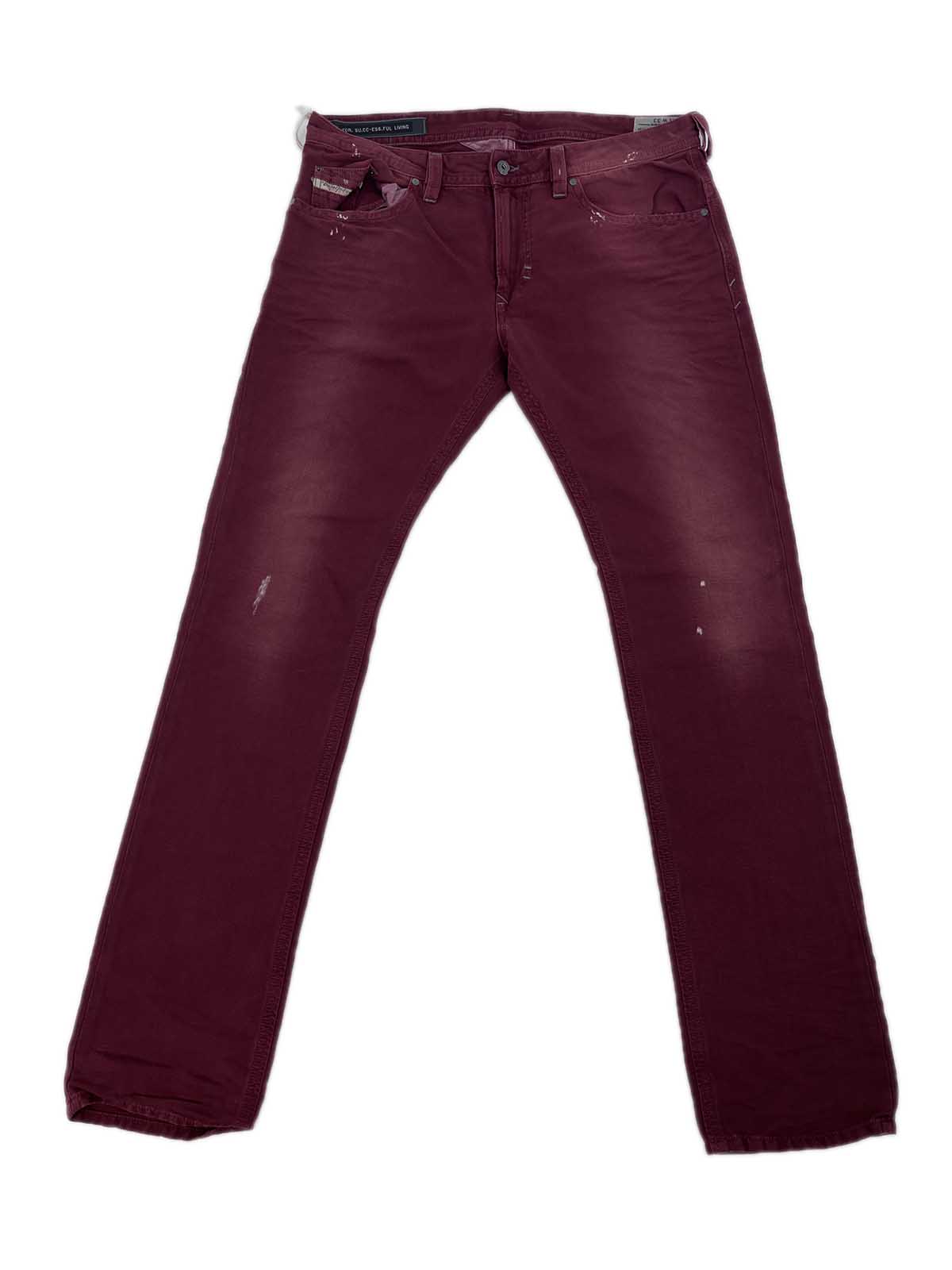 DIESEL Thavar Luxury Jeans Bordeaux