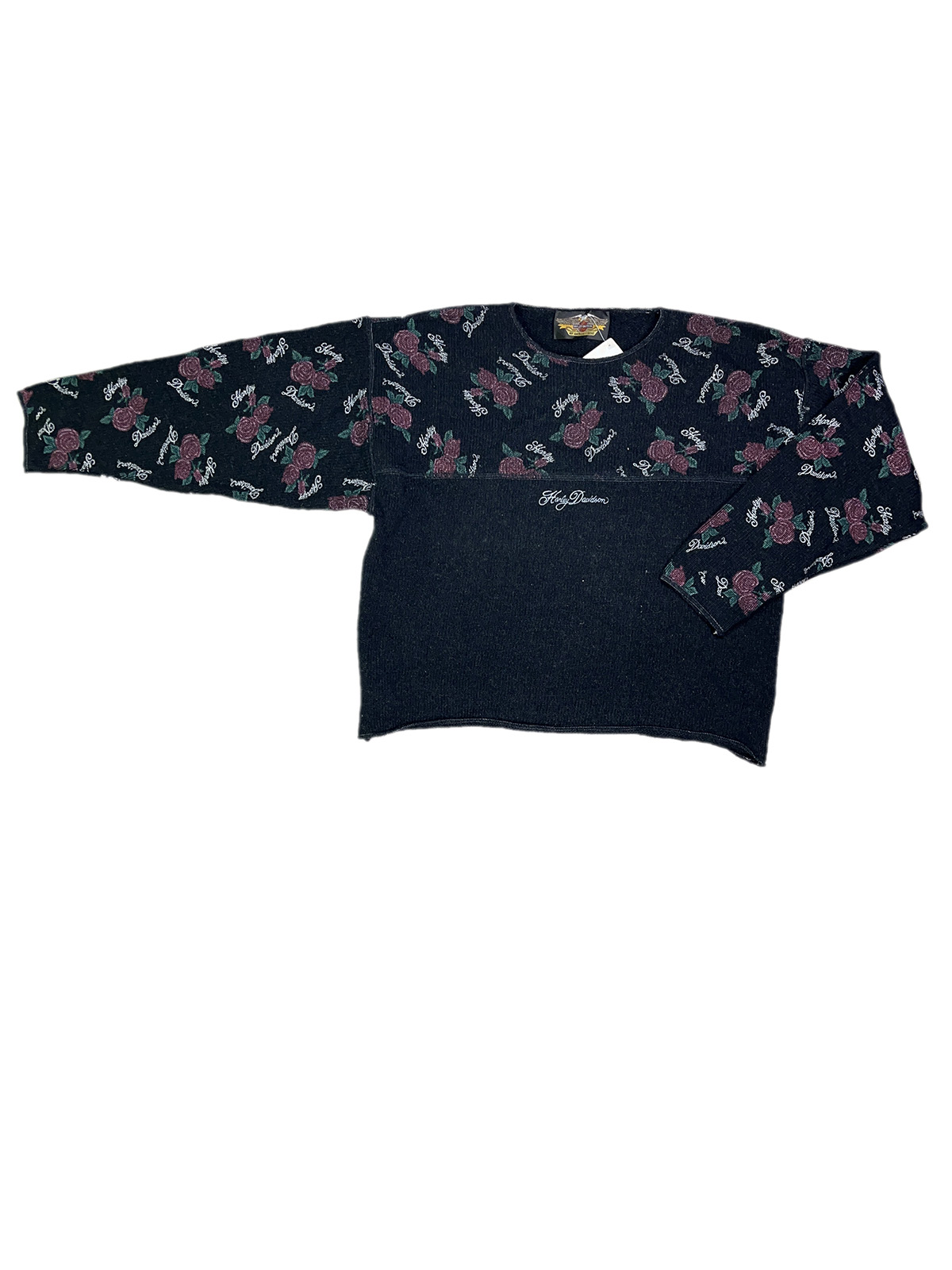 HARLEY DAVIDSON R008R04011 Round Neck Knitted Sweater