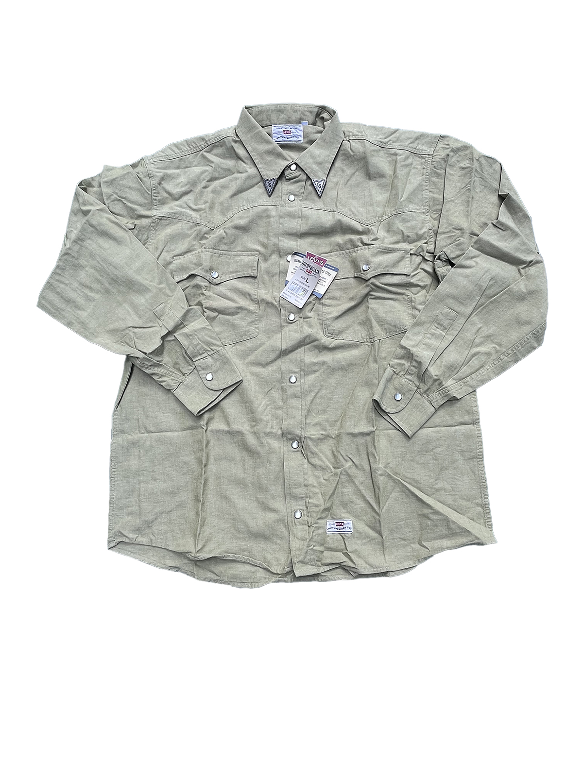 LEVI’S 60338.20.36 Western Shirt with Triangle Collar Pins