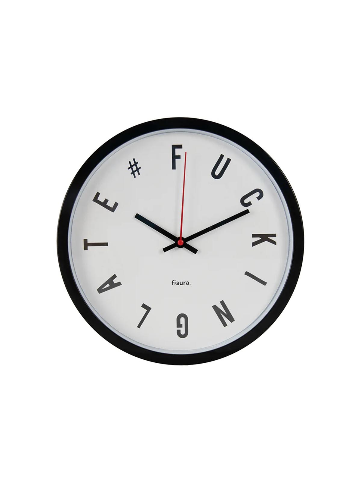 FISURA CL0901 Fucking Late Orologio da parete