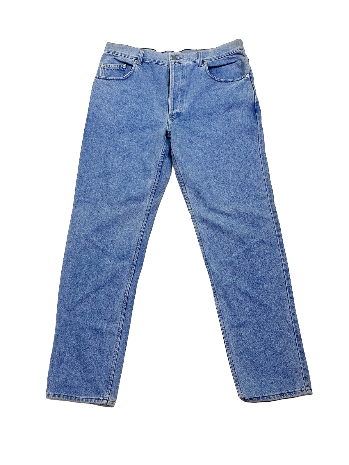 UNIFORM 311 U Jeans con toppa verde in spugna