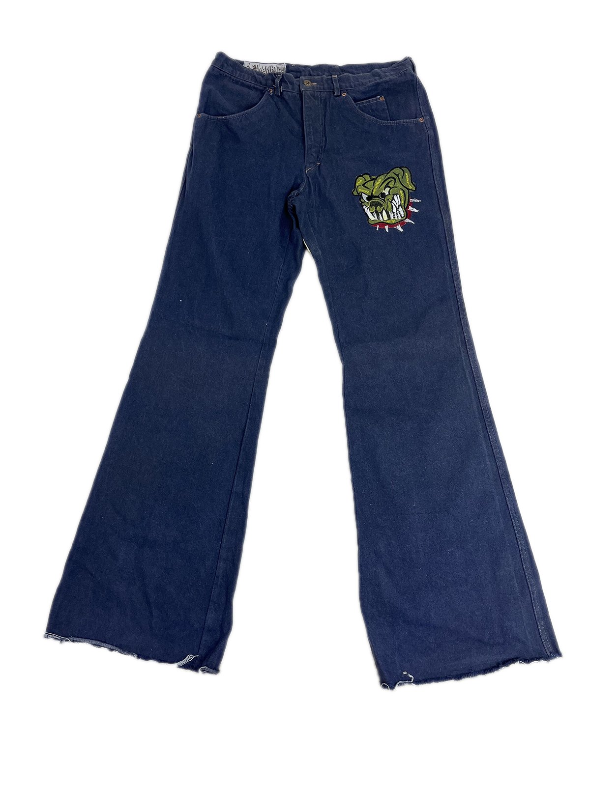 GIGOLÈ RELAB Yellow Bulldog 1 Flares Jeans a zampa
