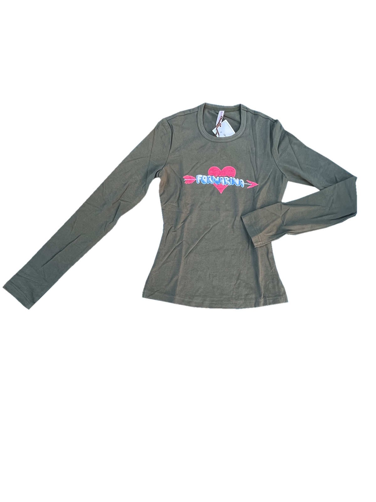 FORNARINA Heart T-Shirt a manica lunga