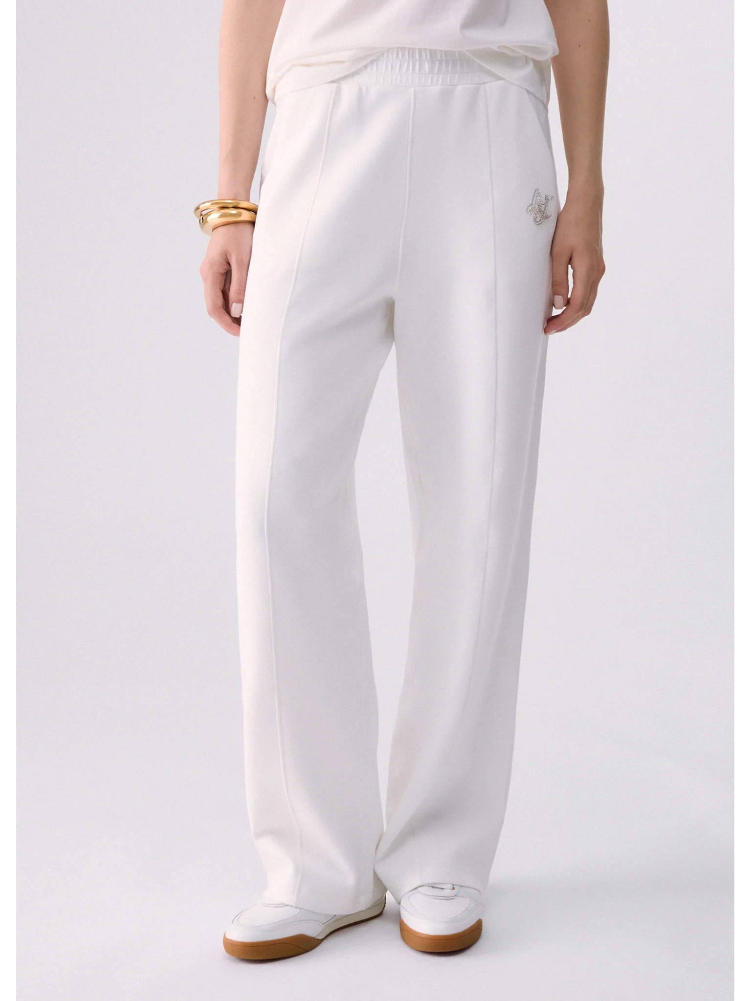 Liu Jo Pantalone Tessuto Tf6213 J3958