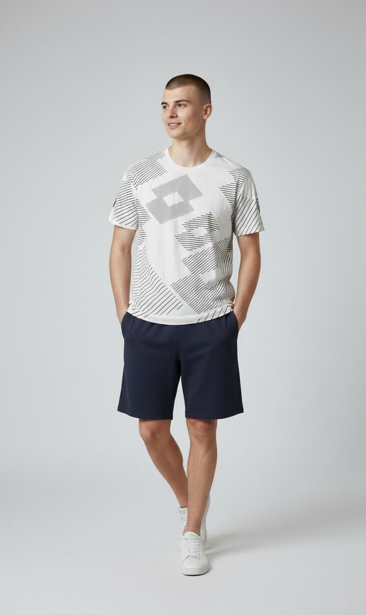 Lotto T-shirt E Pantaloncini Lo61s45m