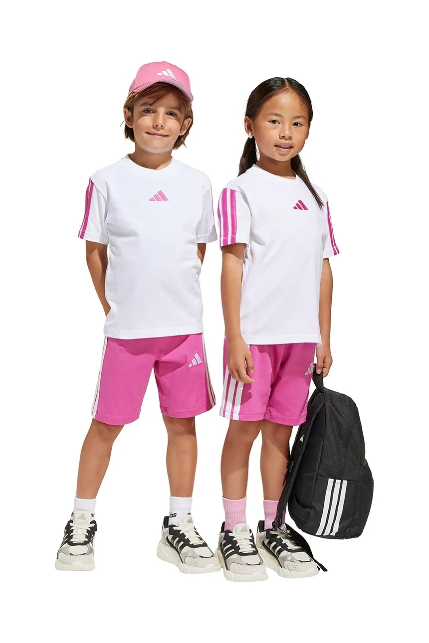 Adidas T-shirt E Pantaloncini Lk 3s T-set 160