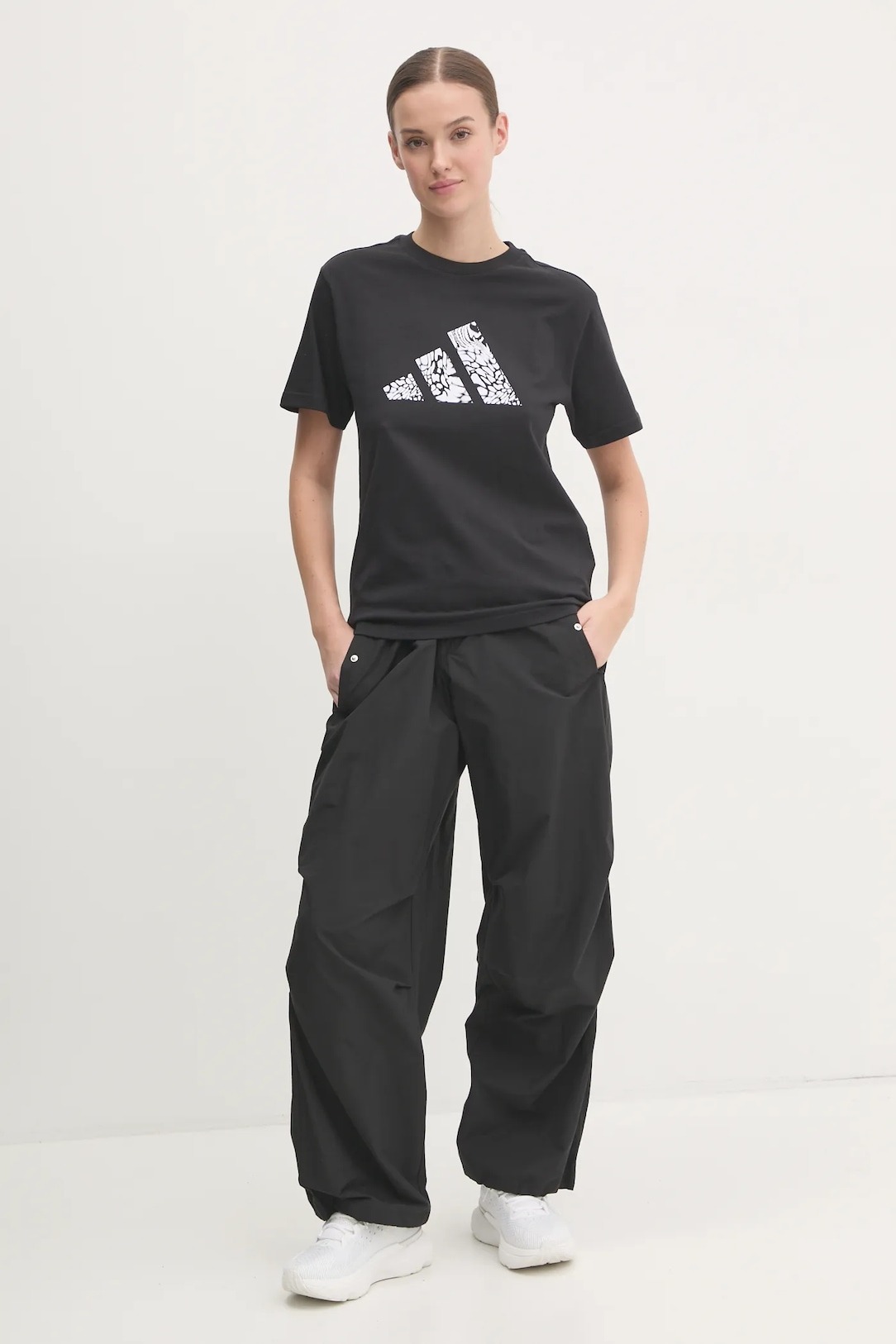 Adidas T-shirt W C Camo Tee