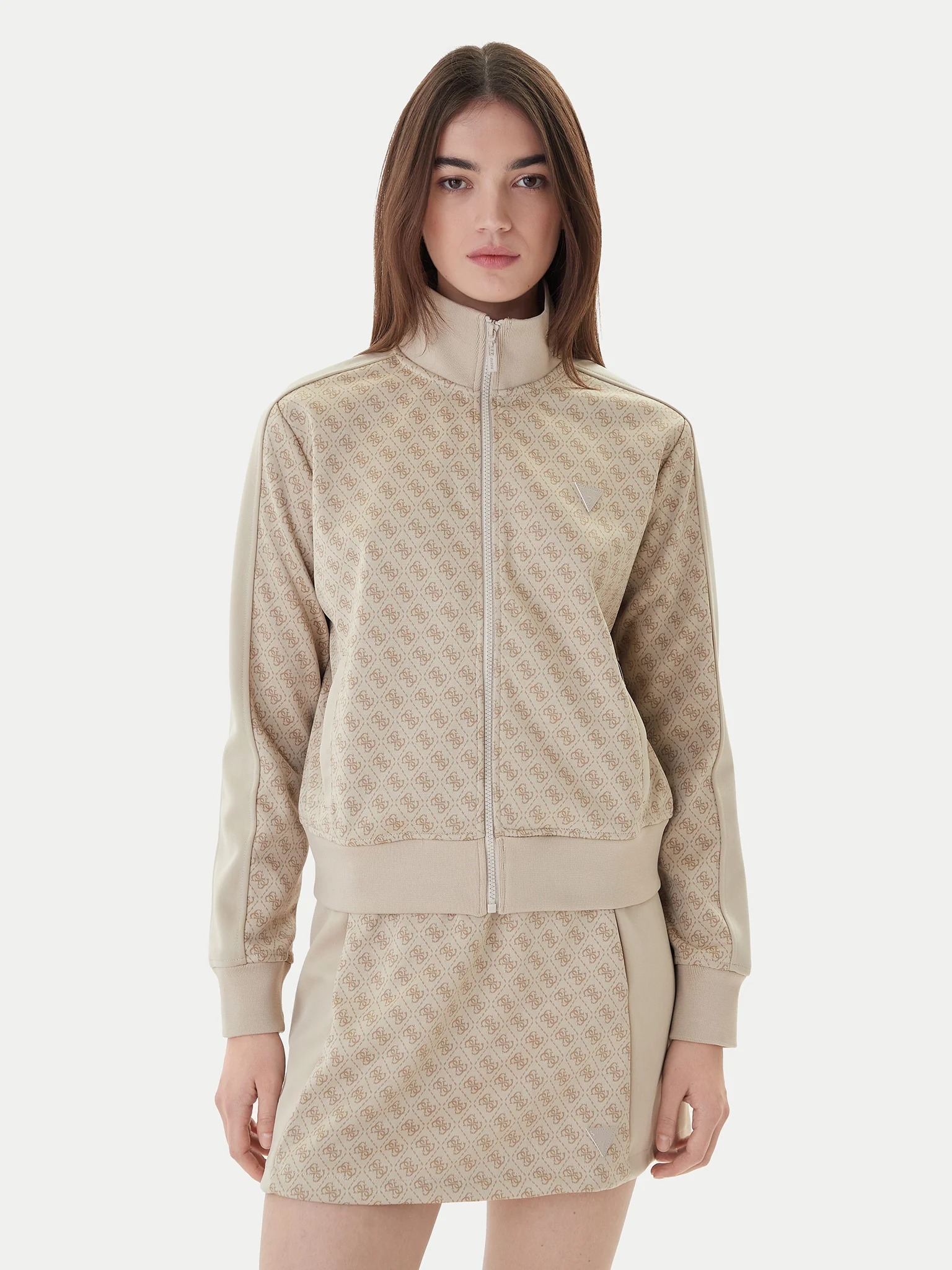 Guess Maya 4g Full Zip Jac Donna V6rl08 K2042
