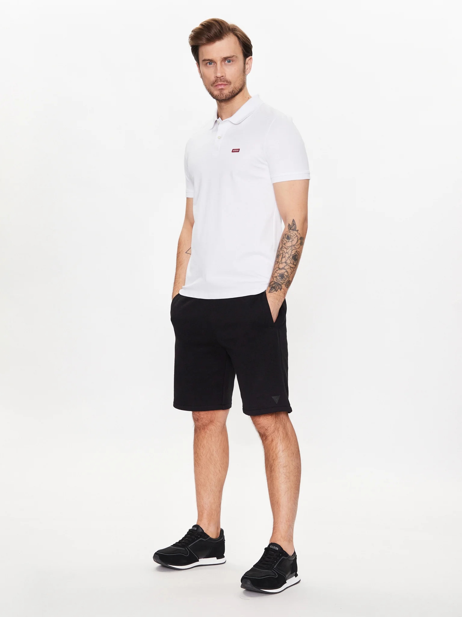 Guess Pantaloncini Sportivi Z2yd04 Kaij1