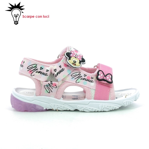 Minnie Mouse Sandali Con Luci D3010791t