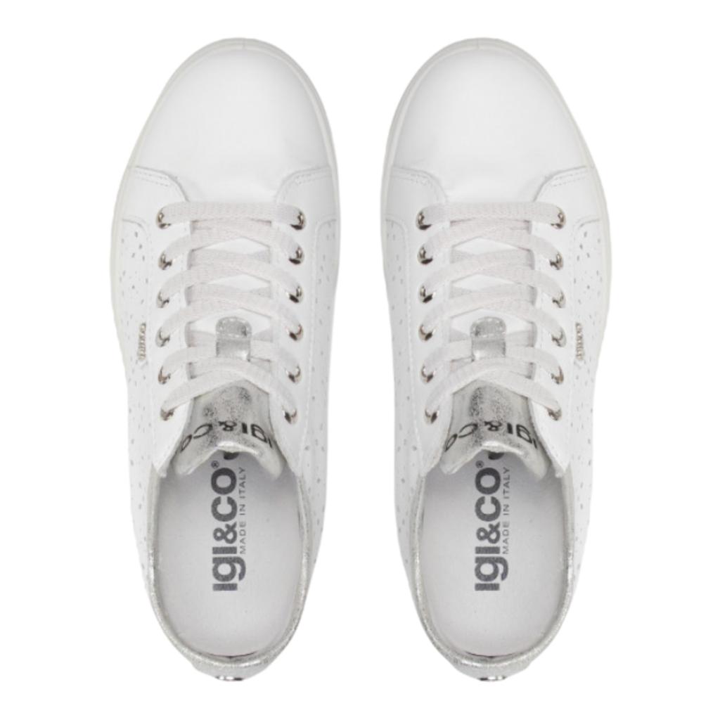Sneakers Con Zeppa Donna IGI&Co 7655100 - Scarpe Con Lacci E Fondo Antiscivolo, Comode E Alla Moda