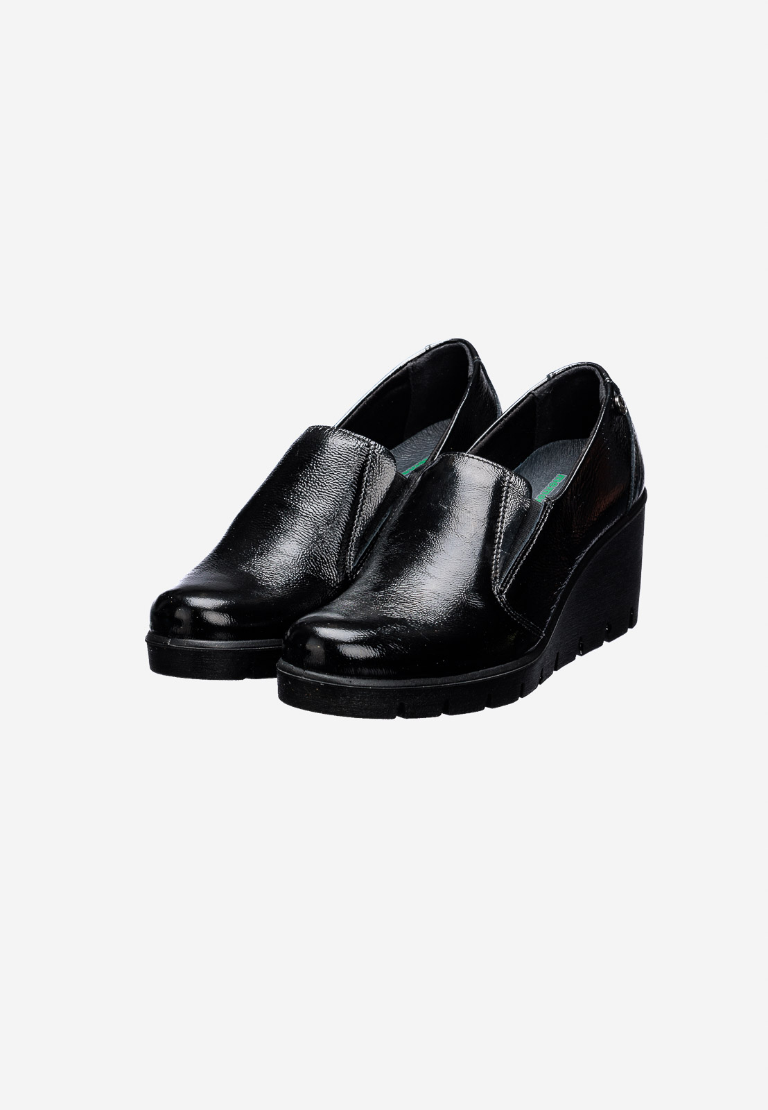 Enval Soft MOCASSINI CON FIBBIA E FRANGE DONNA NERO - Step By Step Shop