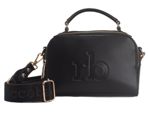 Borsa a tracolla Lolita in ecopelle arcobaleno con paillettes lilla e