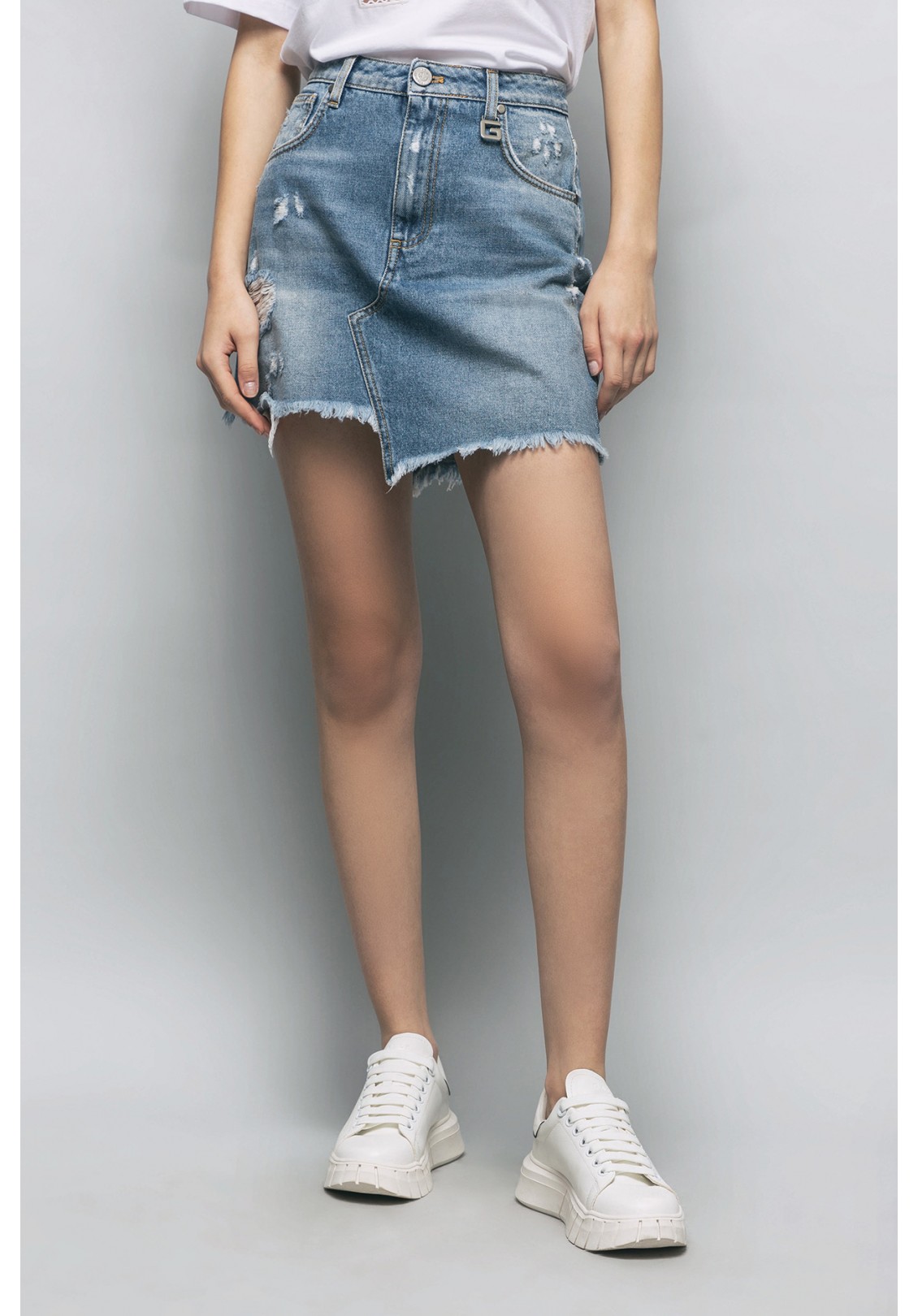 Gaelle Paris Gonna In Denim DONNA