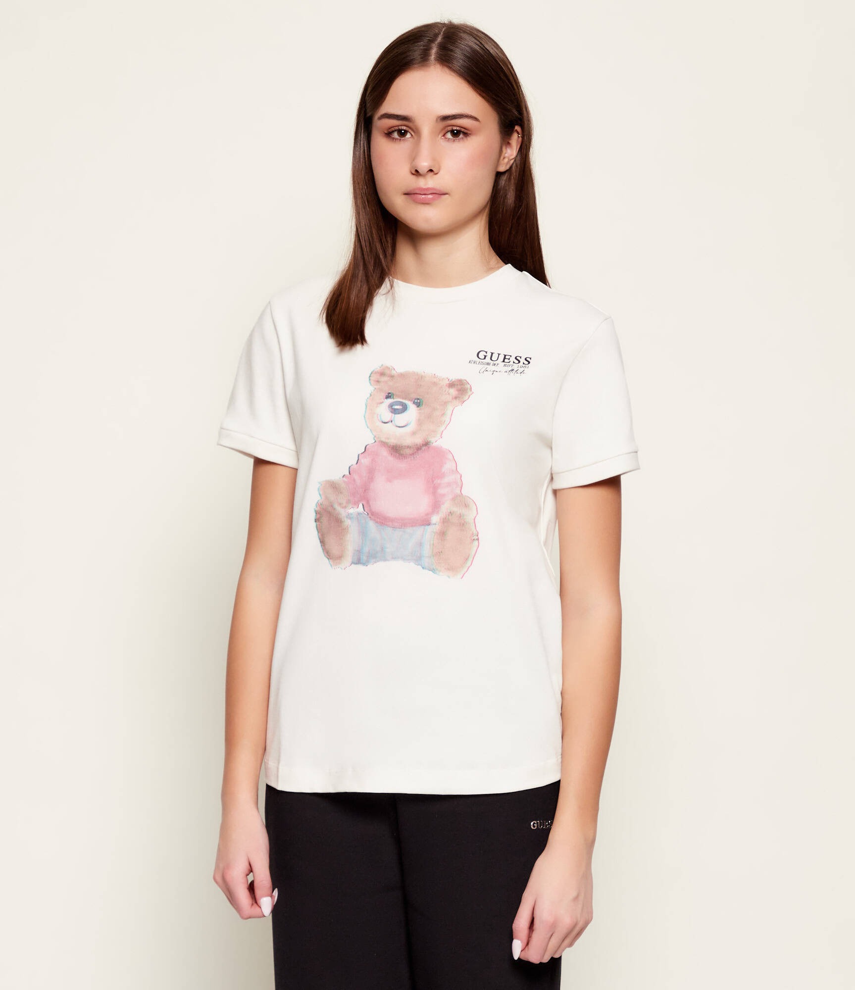 Guess Carla Cn Ss T-shirt Donna V6ri08 K8fq4