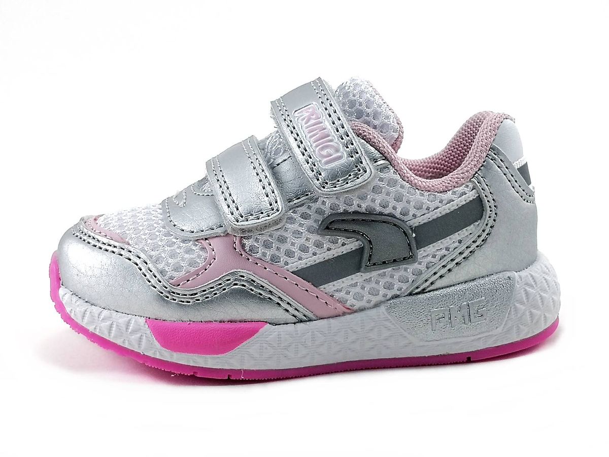 Scarpe in pelle da bambina bianco