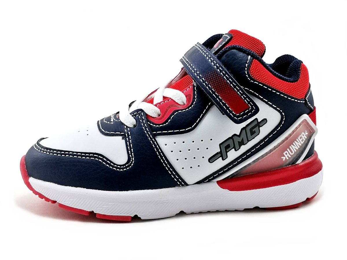 Primigi B&g Mega – Scarpe Da Ginnastica Per Bambini E Ragazzi, Chiusura A Strappo, Sintetico E Tela