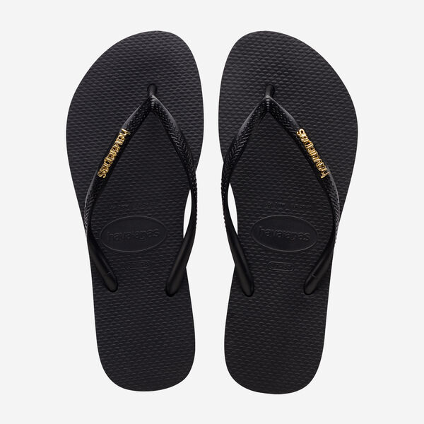 HAVAIANAS SLIM LOGO METALLIC