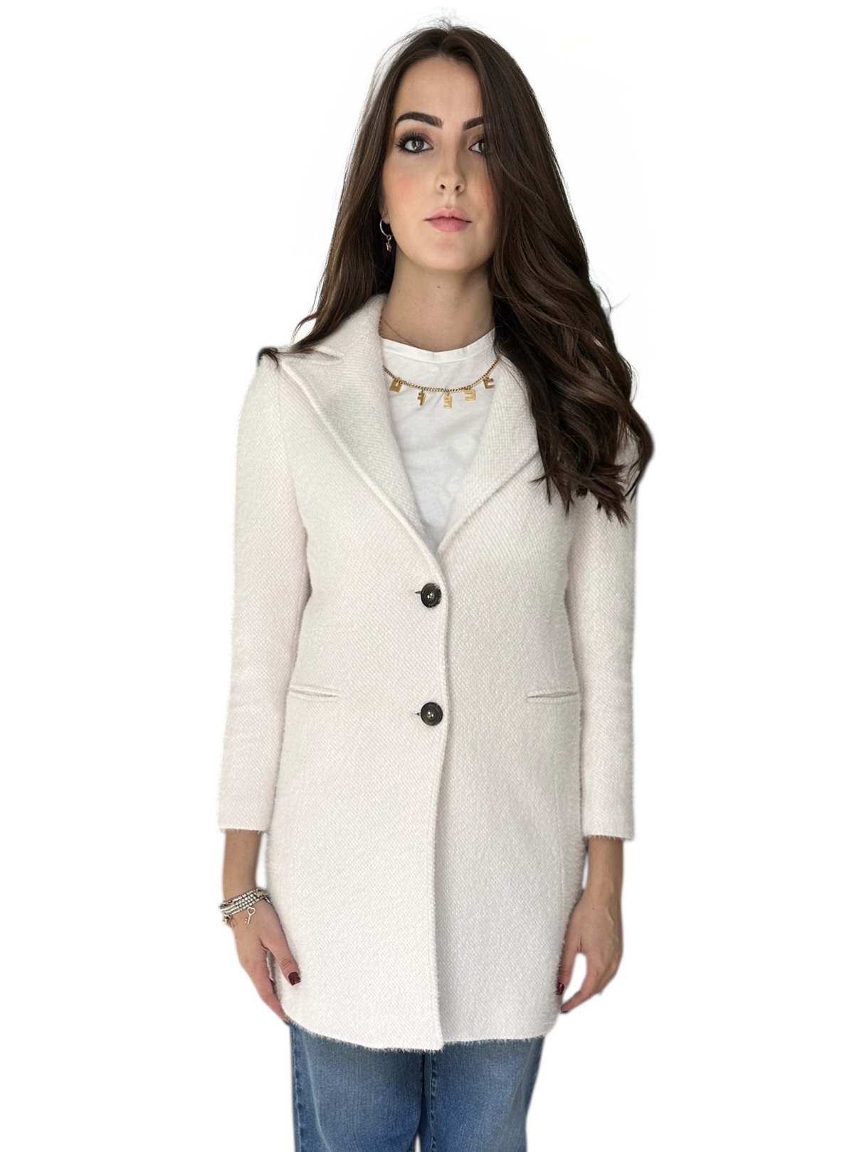 WHITE WISE CAPPOTTO - DONNA
