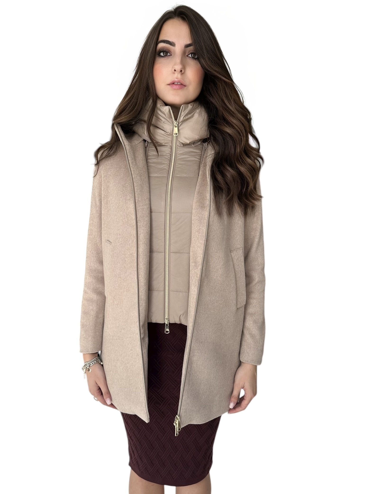 Cappotto Donna S.Oliver - Colletto Reversibile E Tasche Laterali - Modello Mélange - Eleganza Casual Per La Vita Di Tutti I Giorni