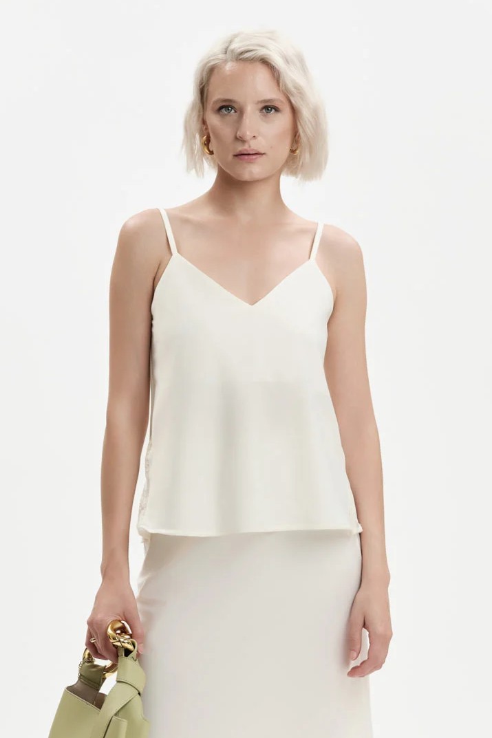 WHITE WISE TOP - DONNA