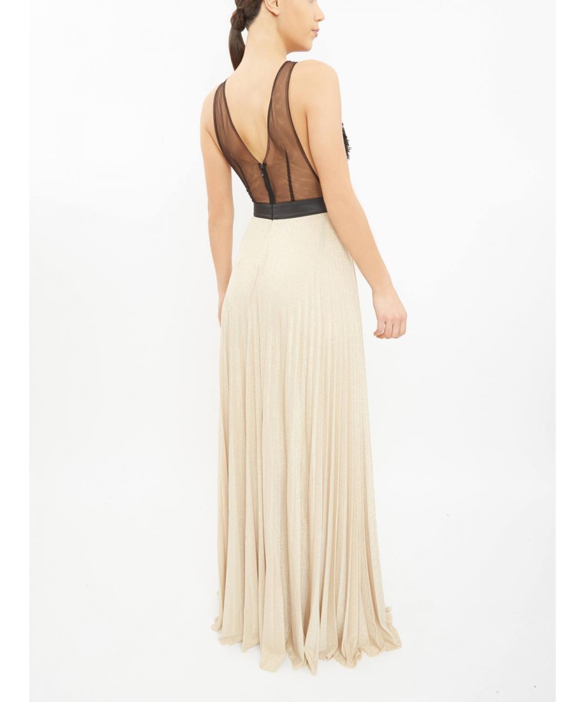 Robe Elisabetta Franchi Taille 42 - Noire Ou Rose, Neuve Sans étiquettes