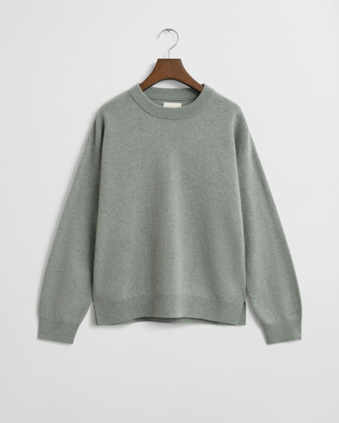 Maglia girocollo in finissima lana d’agnello