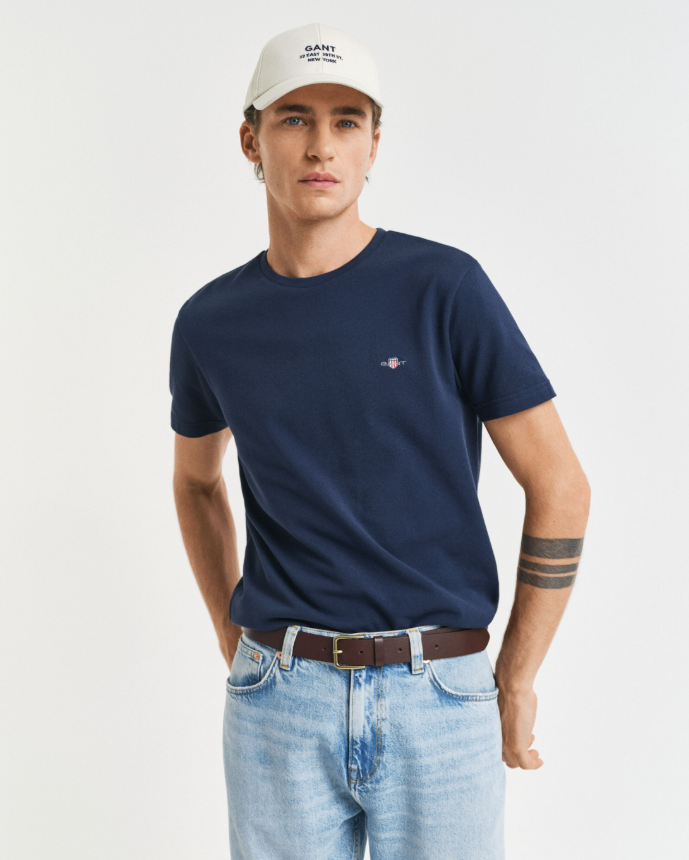 GANT MAGLIERIA TAGLIATA-T-SHIRT UOMO
