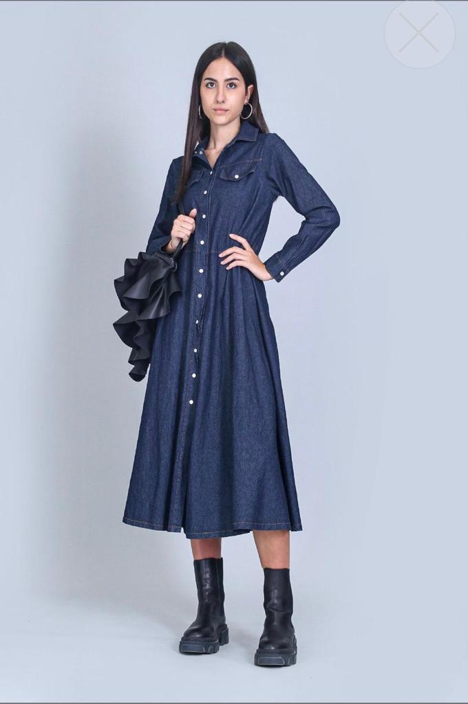 le streghe Chemisier Denim CA701