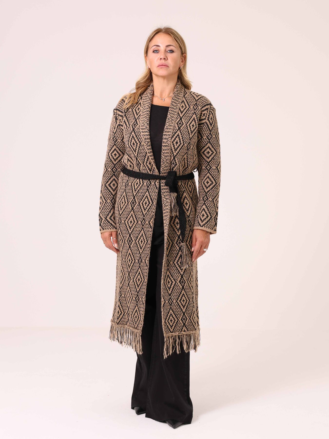 more by siste's cardigan lungo Viscosa M0795M11