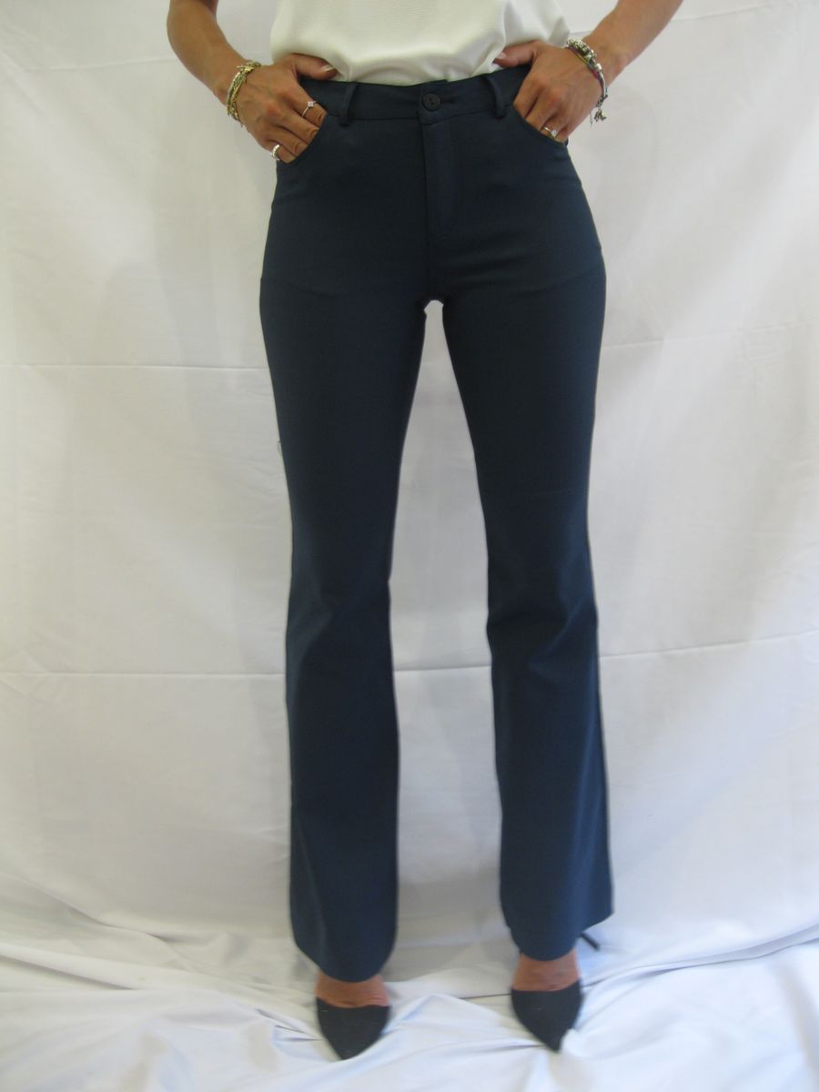 lana caprina pantalone zampa Cotone 2283