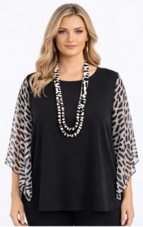 QUIIN21 BLOUSA OVER Viscosa Q1289