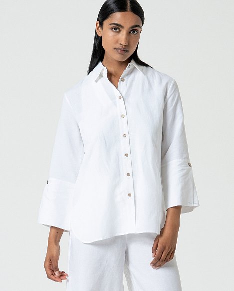 surkana camicia tinta unita Lino 525TINE125