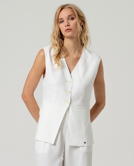 surkana GILET LUNGO Viscosa 516HITE323