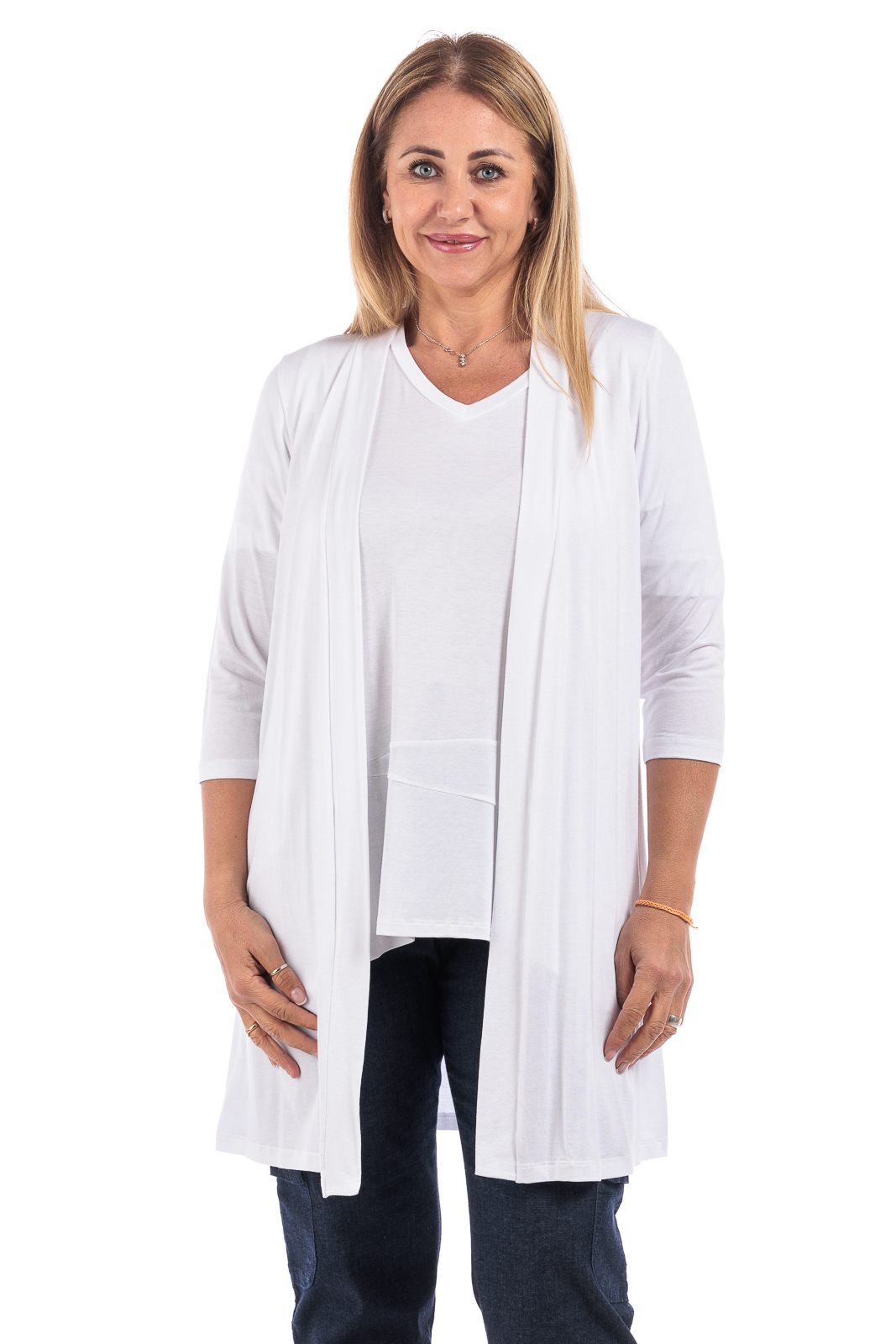 sophia cardigan lungo Viscosa 24036