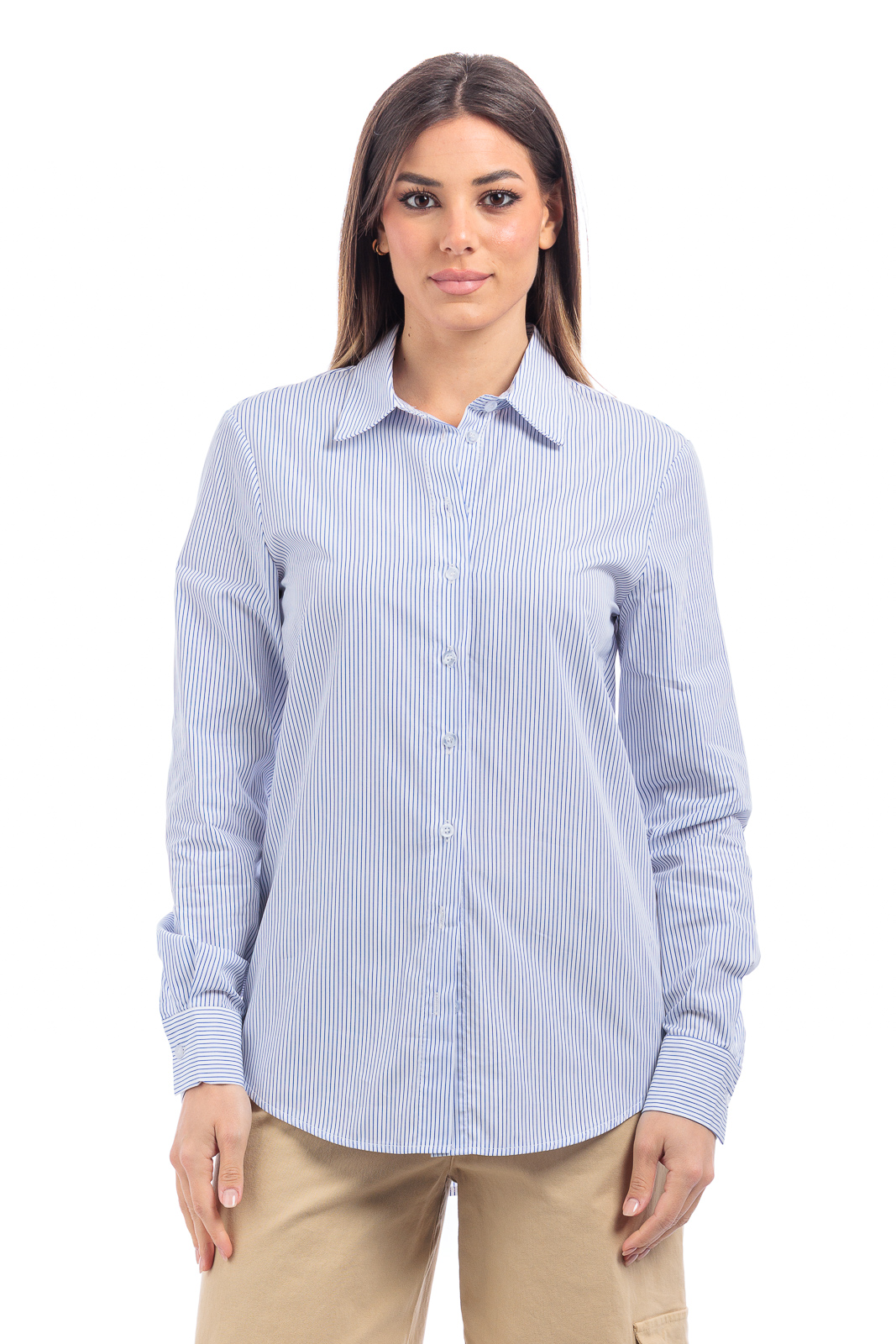 le streghe CAMICIA A RIGHE Cotone GM102