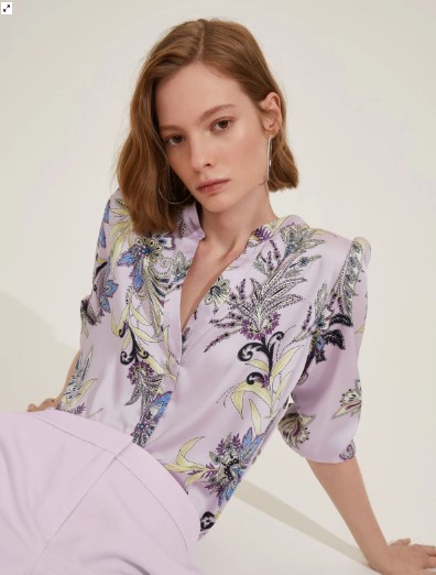EMME di MARELLA camicia fantasia Poliestere GEOVA