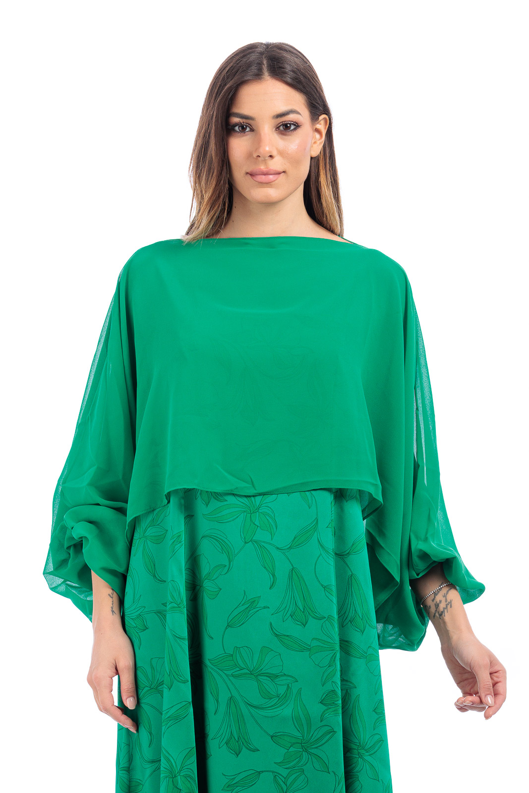 EMME di MARELLA ELEGANTE georgette BIANCA
