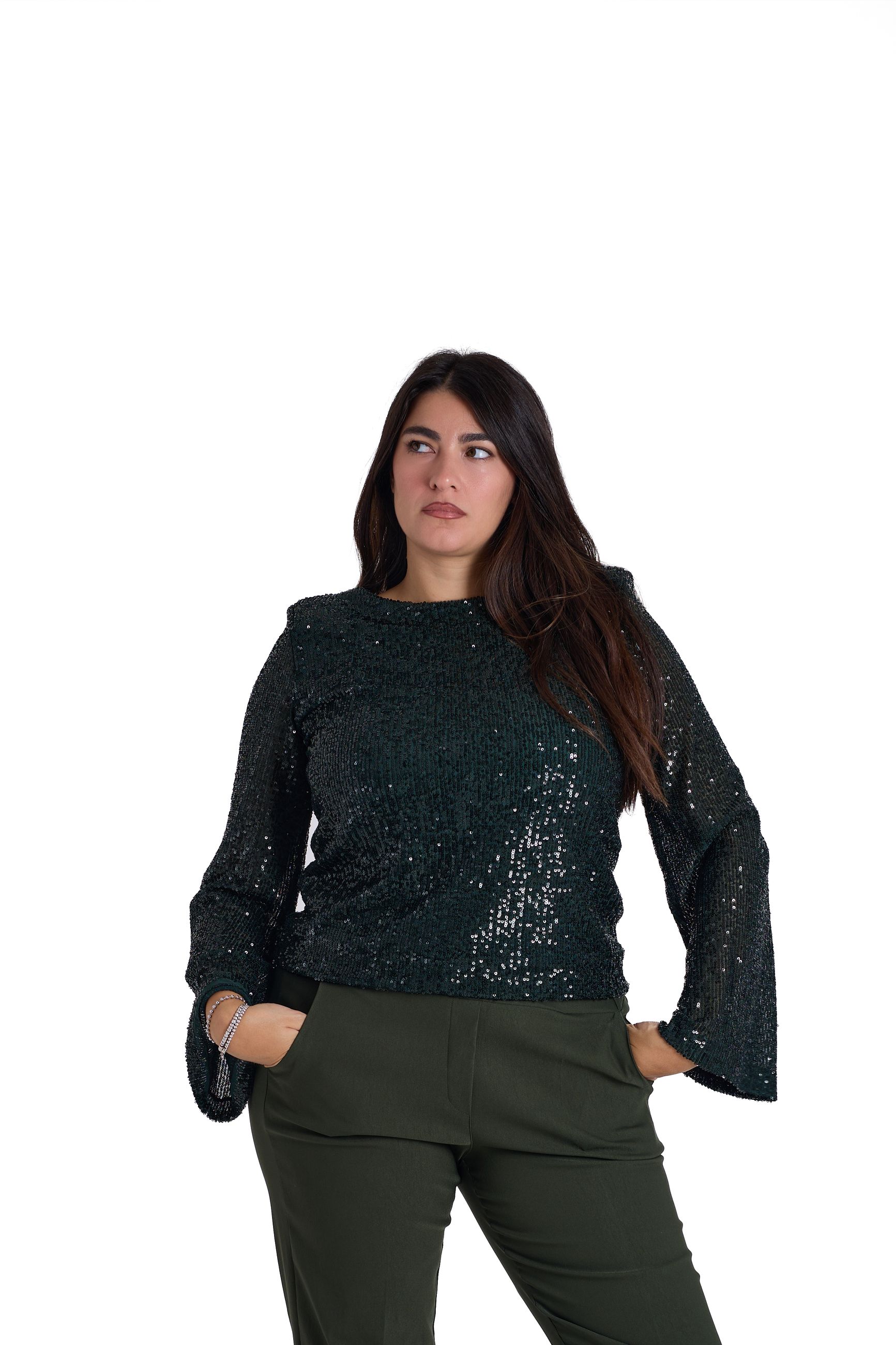 more by siste's blousa paillettes 305