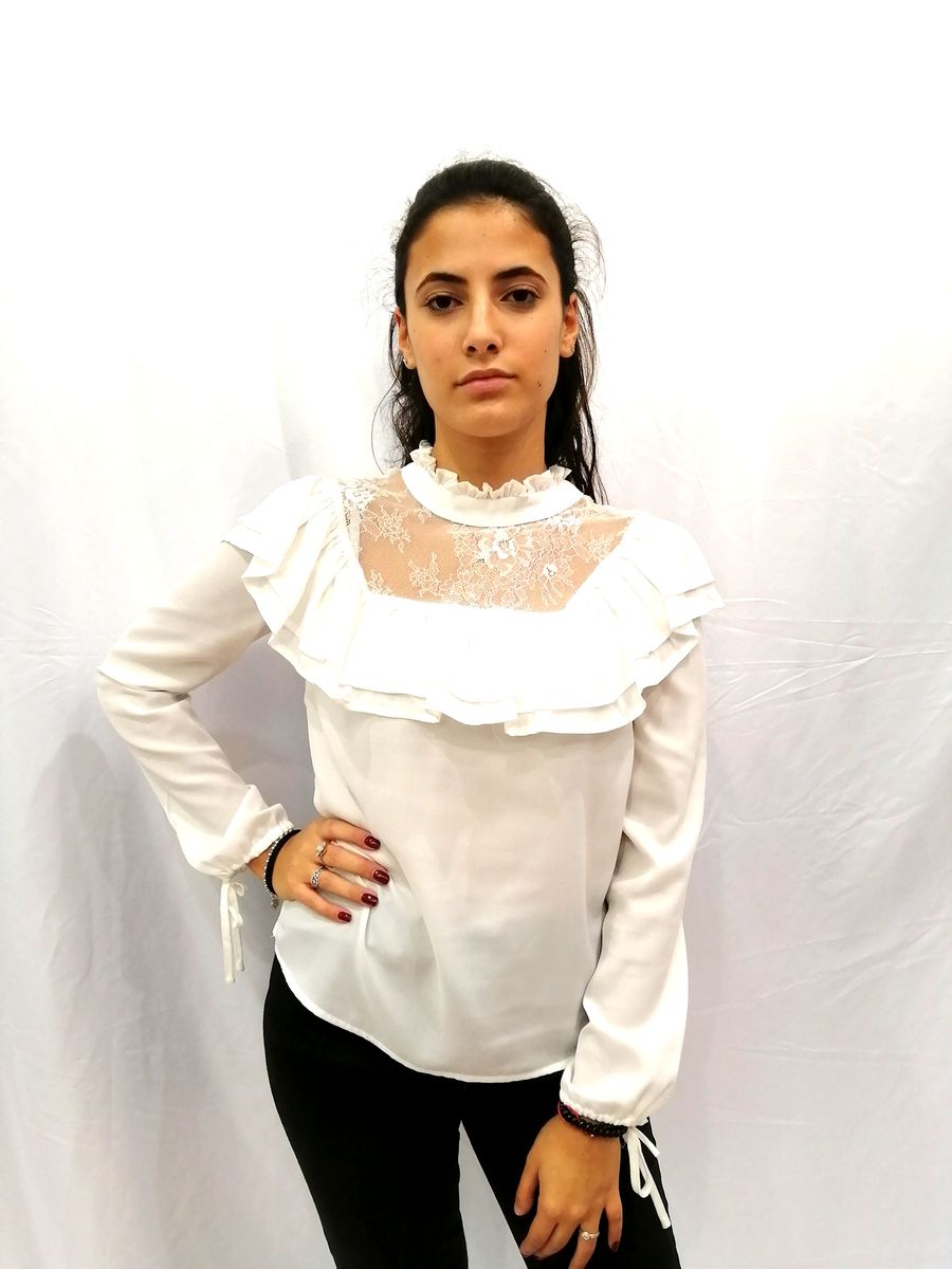 axel camicia rouches Poliestere 8401-0009