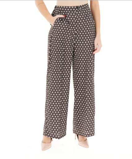 EMME di MARELLA pantalone palazzo POLISTERE BAOBAB