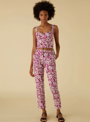 EMME di MARELLA crop top Cotone MOSCATO