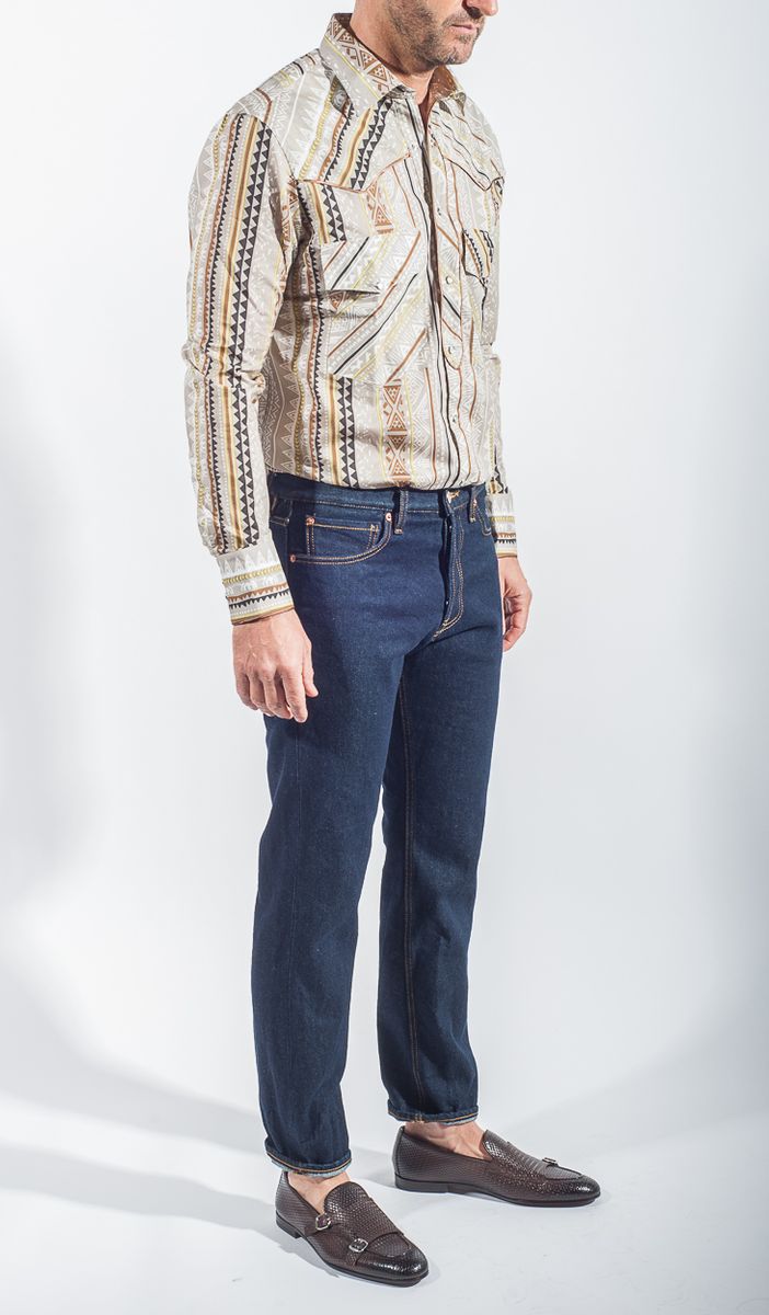 Jeans Homme MAURO GRIFONI DENIM Modèle GORKY 98% Cotone 2% Elastan Made In Italy - Neuf Avec étiquettes