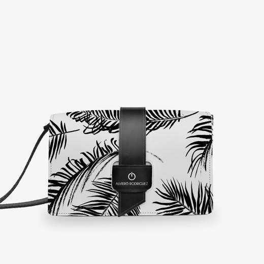 ALVIERO RODRIGUEZ NICLA BAG PATTA BIANCA PALM BE