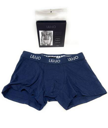 LIUJO M000U501 BOXER LOGO BLU